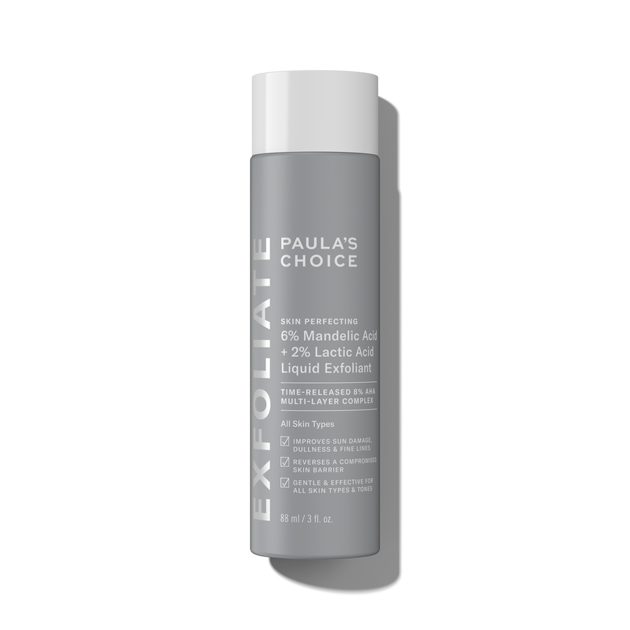 tekutý exfoliant s aha kyselinami 6 a kyselinou mandlovou 2