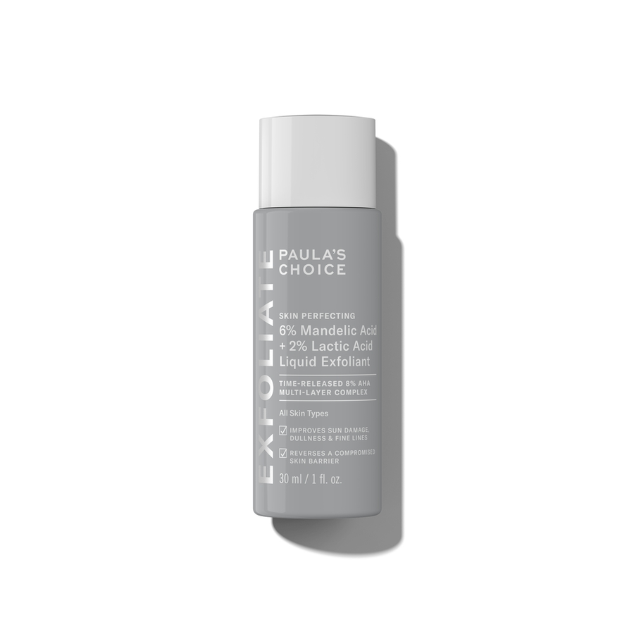 tekutý exfoliant s aha kyselinami 6 a kyselinou mandlovou 2
