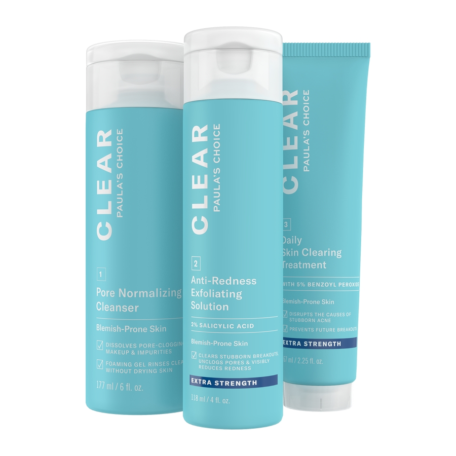 sada přípravků na akné clear extra strength