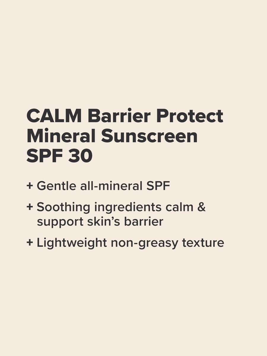 minerální opalovací krém calm barrier protect spf 30
