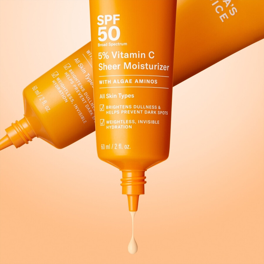 hydratační krém s 5 vitamínem c a spf 50